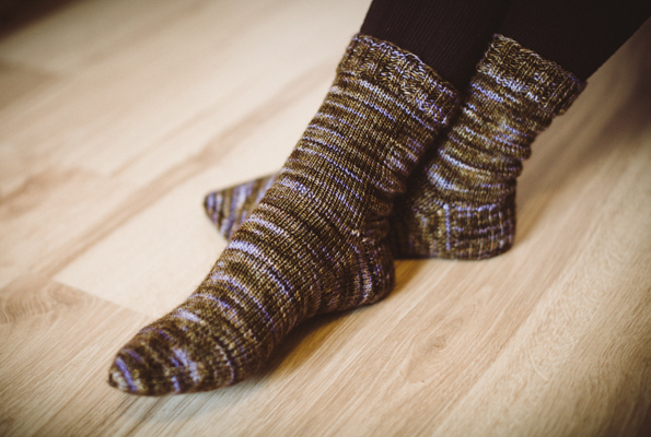 sock knitting. tidytipsy